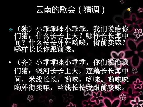 中国东北的民风民俗18页PPT