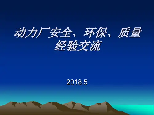 动力厂安全、环保