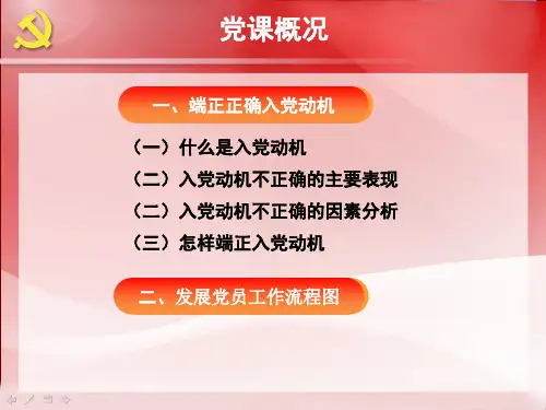 端正入党动机共22页PPT资料