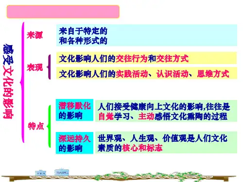 文化塑造人生PPT课件