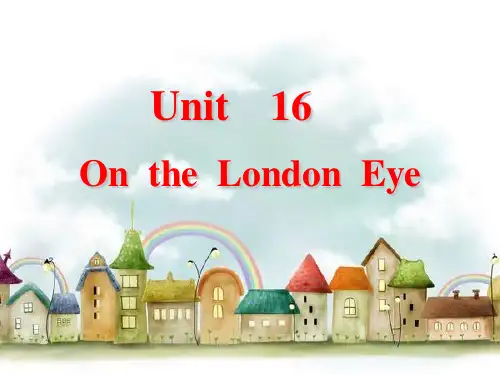 青少版新概念1B Unit16 On the London Eye