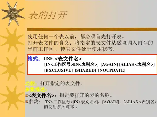 第7章 数据的查询与统计