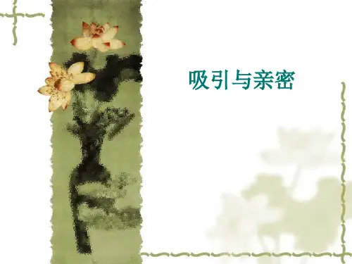 4吸引与亲密