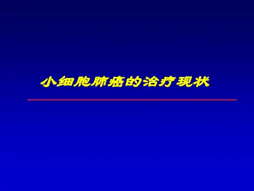 小细胞肺癌的治疗现状