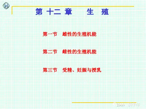 第十五章生殖详解