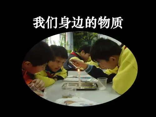 2.1我们身边的物质