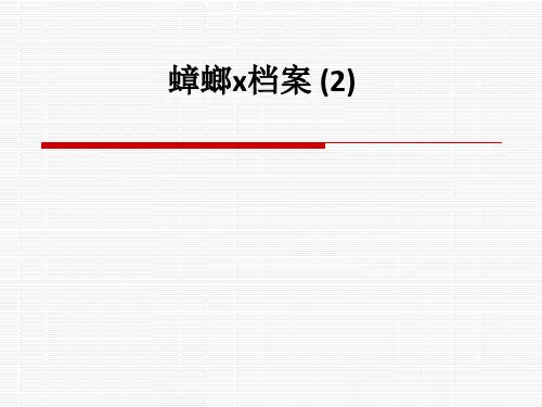 蟑螂x档案 (2)ppt课件