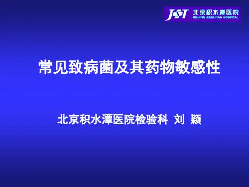 常见致病-菌及药敏