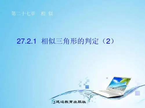 27.2.1 相似三角形的判定(2)