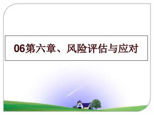 最新06第六章、风险评估与应对