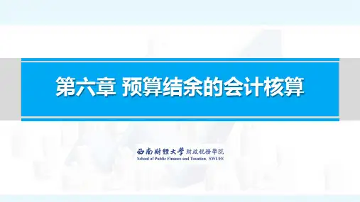 政府会计实务_西南财经大学_6  第06章预算结余的会计核算_(6.2.1)  PDF课件