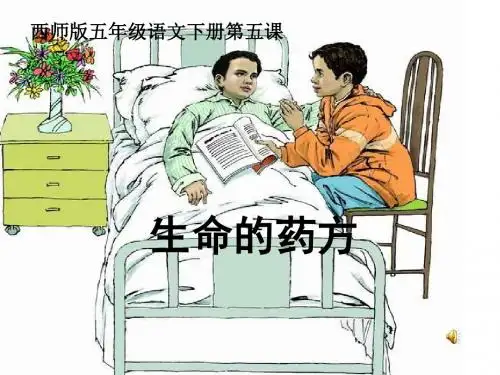 5、《生命的药方》课件