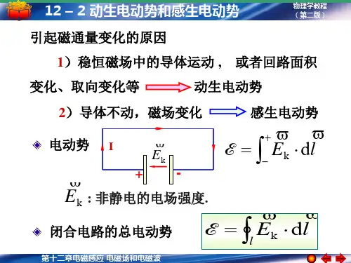 12-2 动生电动势和感生电动势