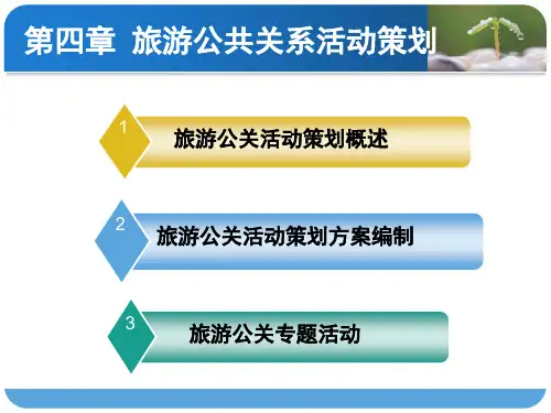 旅游公共关系活动策划