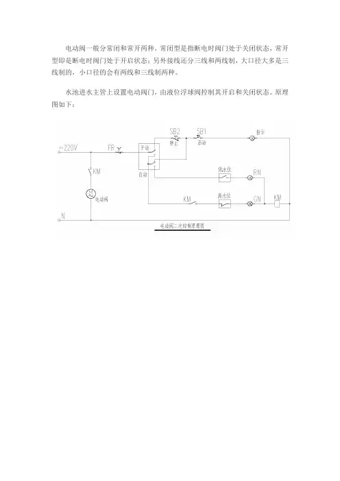 电动阀控制原理图