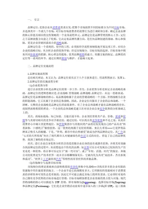 品牌流程
