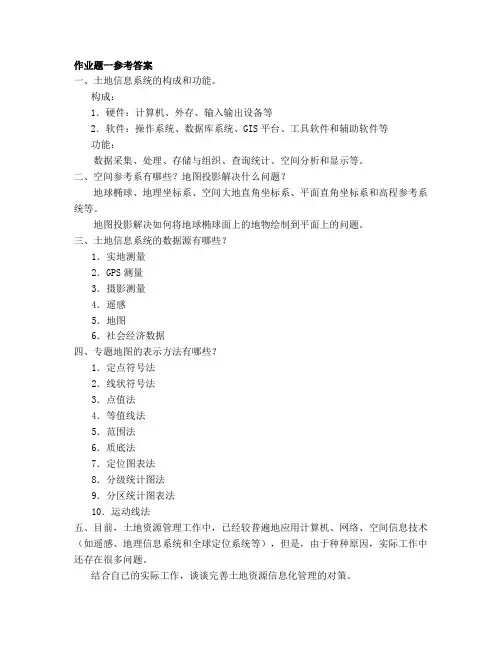 土地信息系统
