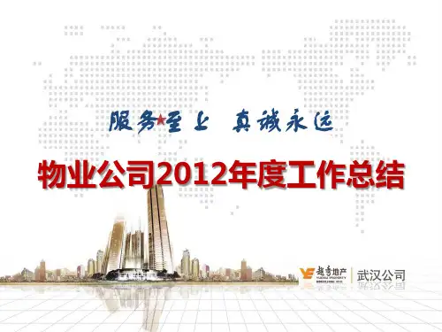 (越秀)武汉物业2012年度工作总结