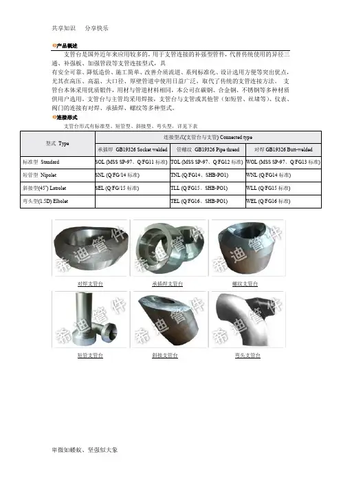管座系列(支管台)