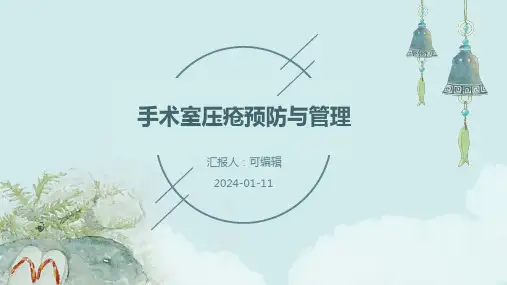 手术室压疮预防与管理PPT