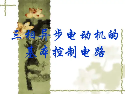 三相异步电动机的基本控制电路精品PPT课件