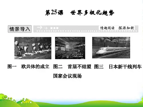高中历史7-25世界多极化趋势课件岳麓版必修1