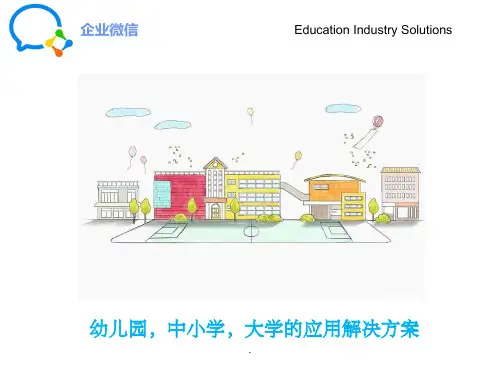 企业微信教育版-学校解决方案ppt课件