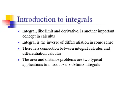 数学分析 高等数学 微积分 英语课件 上海交通大学Chapter5a