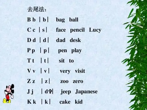英语音标简记法PPT课件