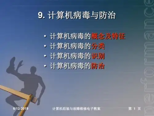 计算机病毒与防治ppt课件