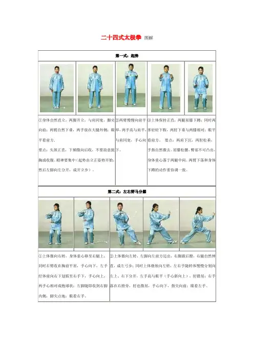 二十四式太极拳123