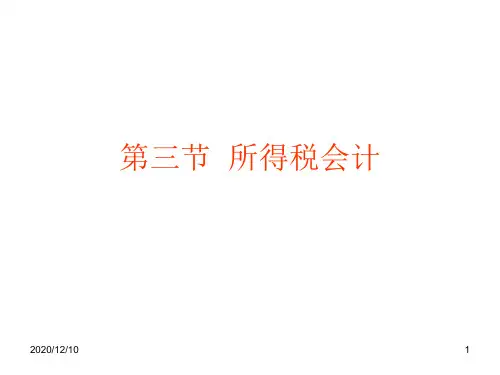 第十三章 所得税会计PPT教学课件