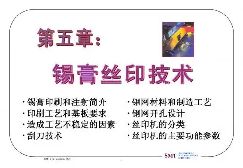 锡膏丝印技术