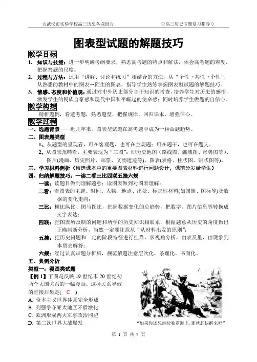 图表型试题的解题技巧.