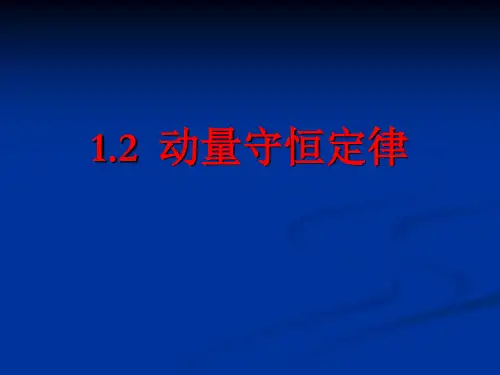 动量守恒定律 课件(18张)