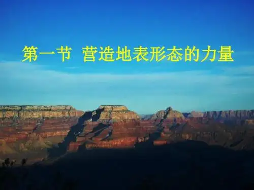 必修一4.1营造地表形态的力量课件(上课用)