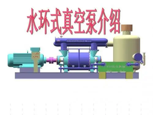 第五章扩展、水环式真空泵介绍