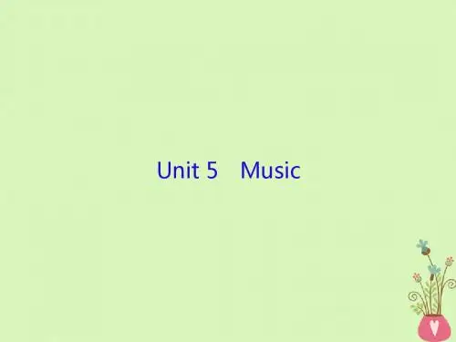 2019届高三英语一轮复习Unit5Music课件新人教版必修2