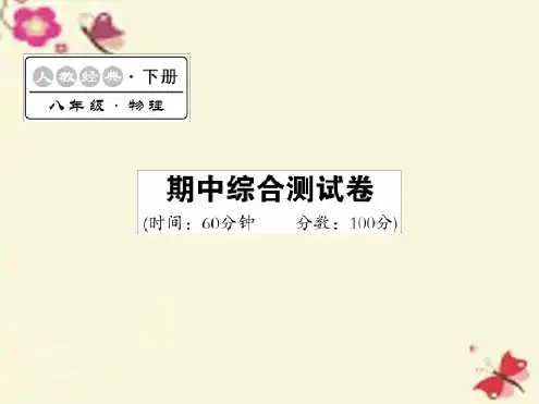 八年级物理下册 期中综合测试卷课件 新版新人教版