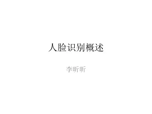人脸识别概述