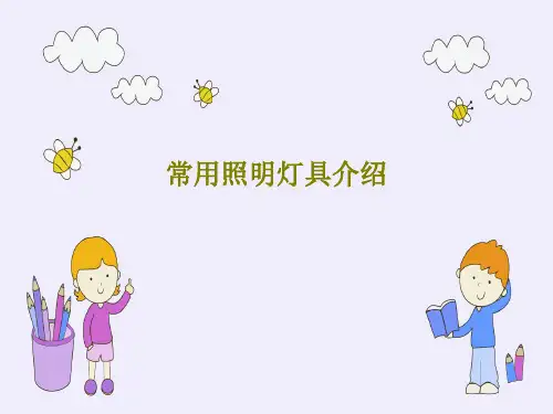 常用照明灯具介绍54页PPT