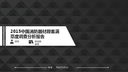 论文(顾客满意度调查) PPT课件