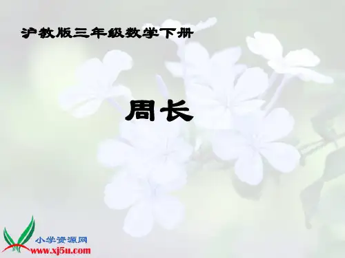 沪教版数学三年级下册《周长》PPT课件之一