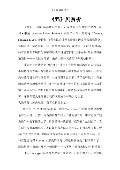 音乐剧《猫》赏析 2