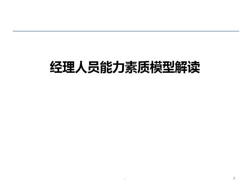 能力素质模型PPT课件