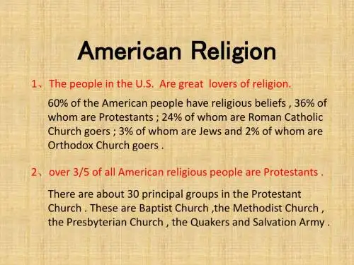 american religion