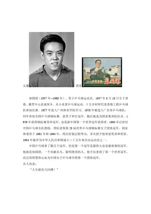 体坛风云人物