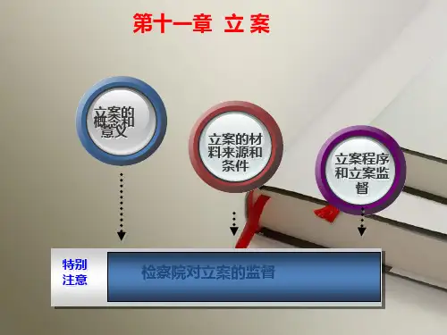 第十一章_立案程序
