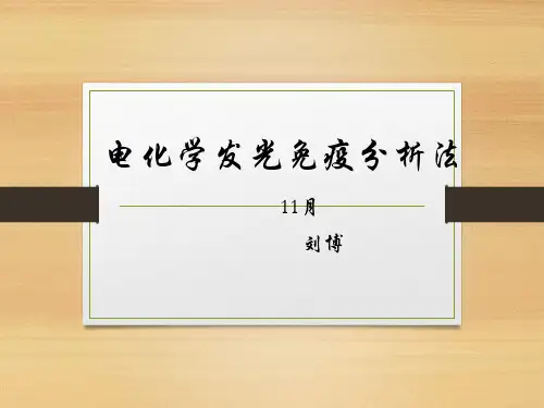 电化学发光免疫分析方法