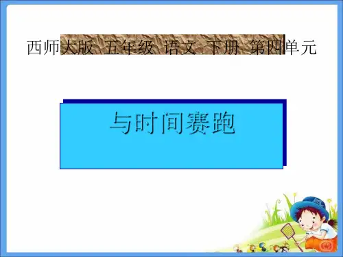 《与时间赛跑》PPT课件